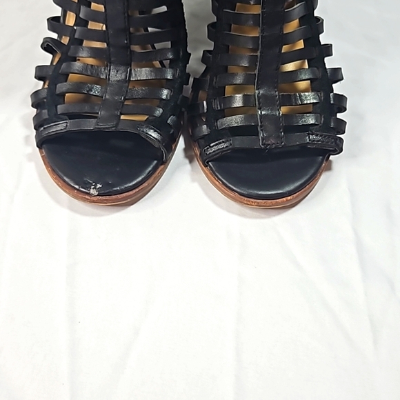 DV DOLCE VITA Cage Block Heels Sz 7.5 - Picture 3 of 8